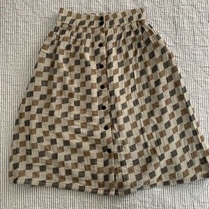 NWT Ace and Jig Renewal Sadie skirt in textile Sedona, Small